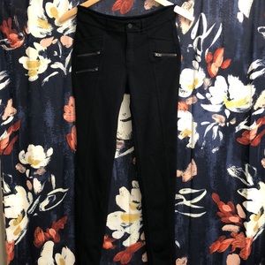 Athleta ponte pants with zipper pockets